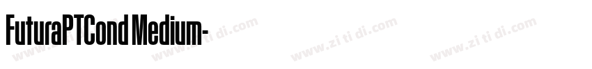 FuturaPTCond Medium字体转换 FuturaPTCond Medium字体转换